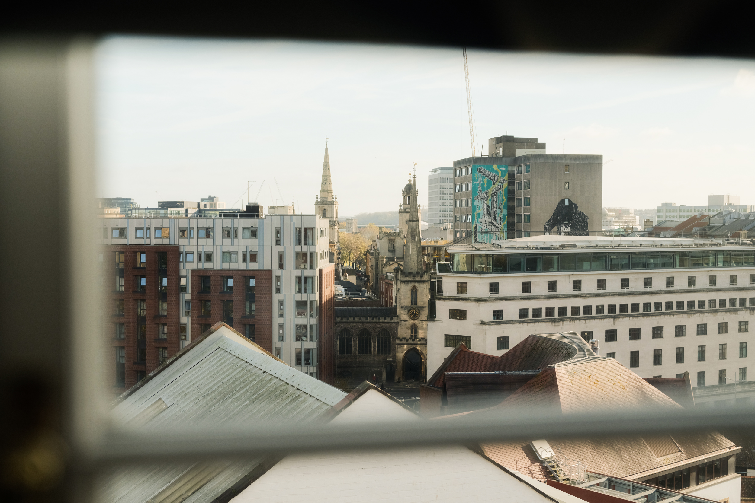 View from apartment at Your Apartment - Colston Street